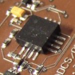 Honeywell 3-axis magnetometer mounted on the ADDDS main PCB.