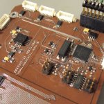 Attitude Detemination and Control System sharing the PCB with on-board computer.